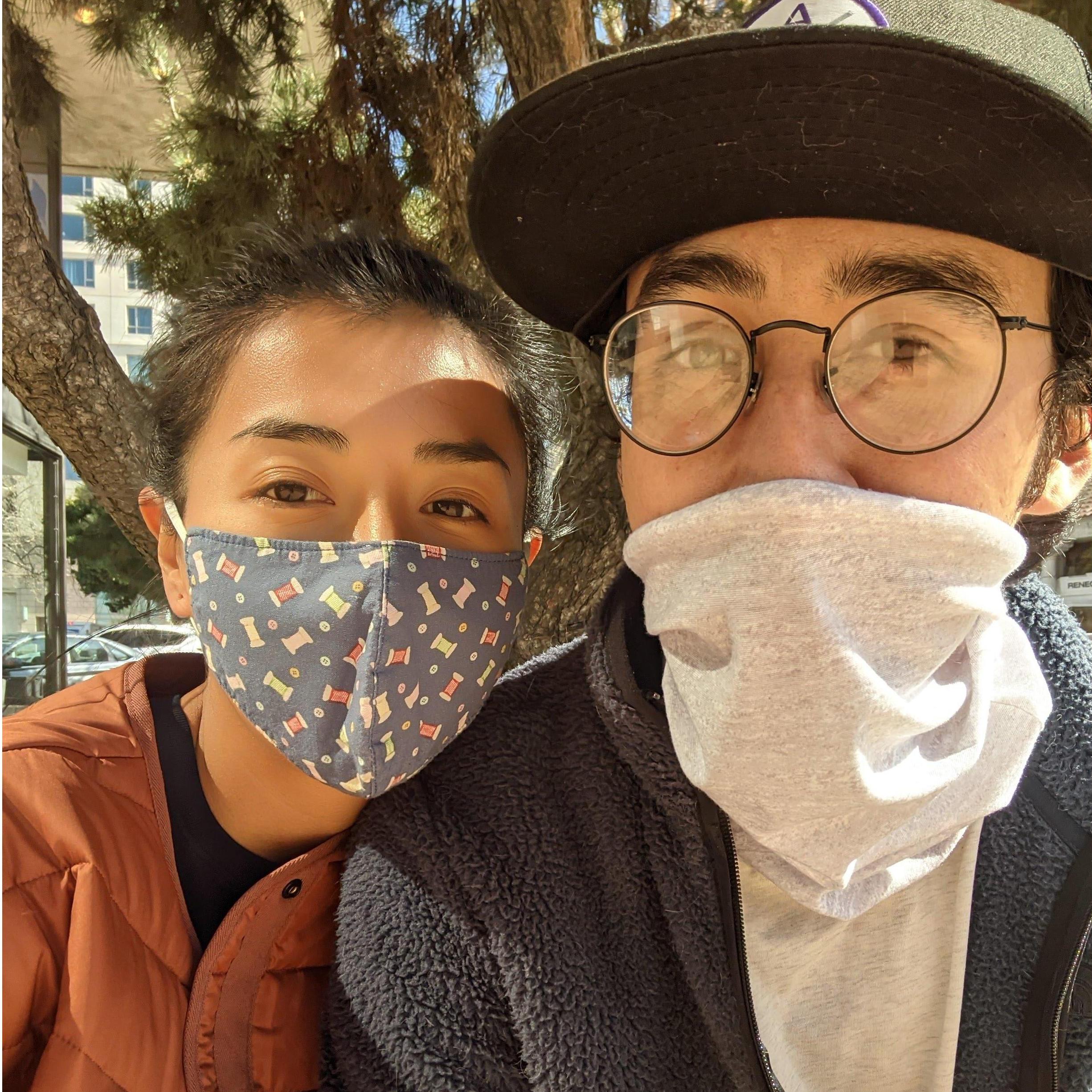 "COVID-love" - Oakland, 2020