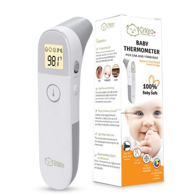 Baby Thermometer - Ear and Forehead Thermometer for Fever - Clinical Thermometer for Newborn and Adults - Latest Upgraded Infrared Lens Technology for Accuracy - Accurate Thermometers for Home Use