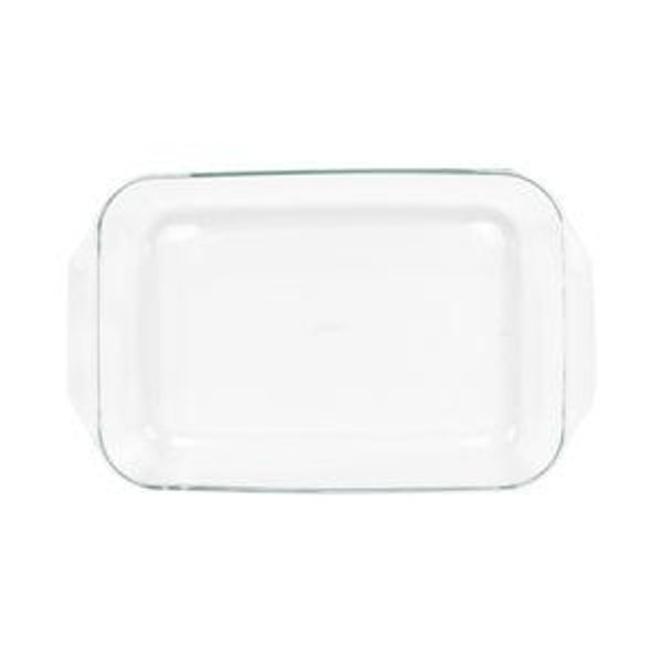 Pyrex Bakeware 4.8 Quart Oblong Baking Dish, Clear