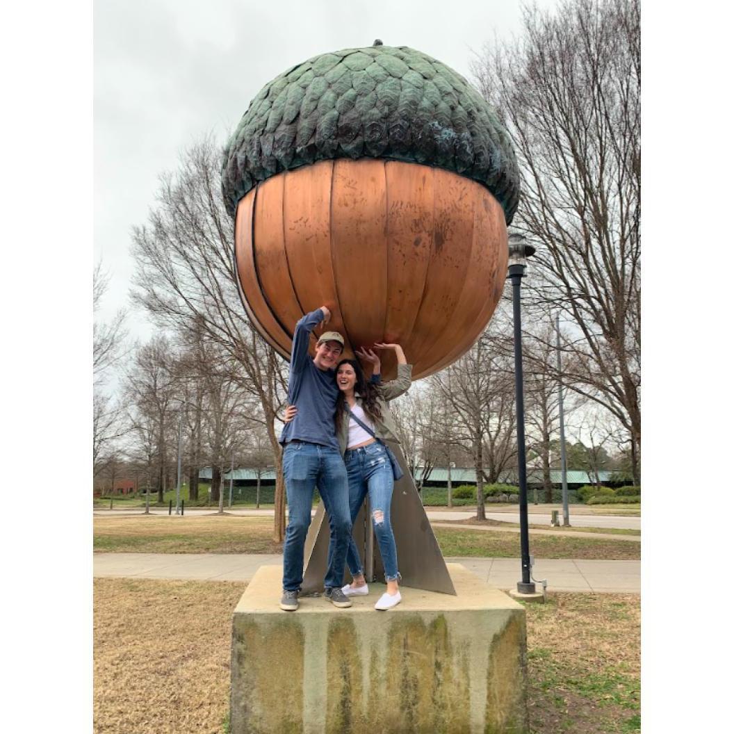 Timmy's 1st time in Raleigh, the city of oaks!