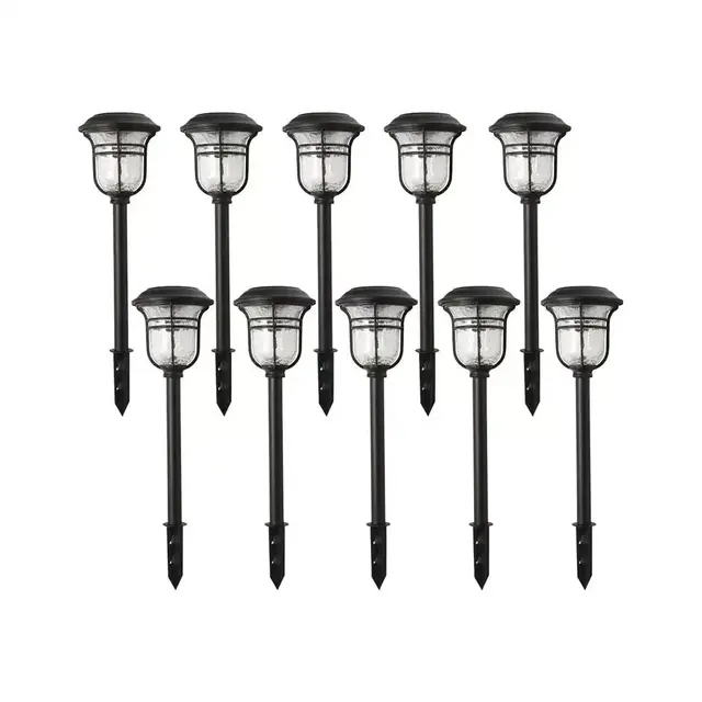 Solar Lumens Black Integrated LED Path Light (10-Pack)