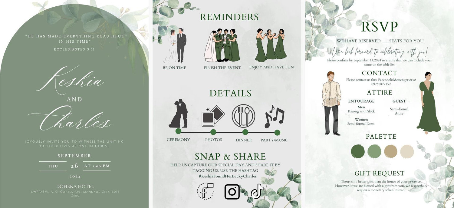 The Wedding Website of Keshia Zerna and Charles Calidguid