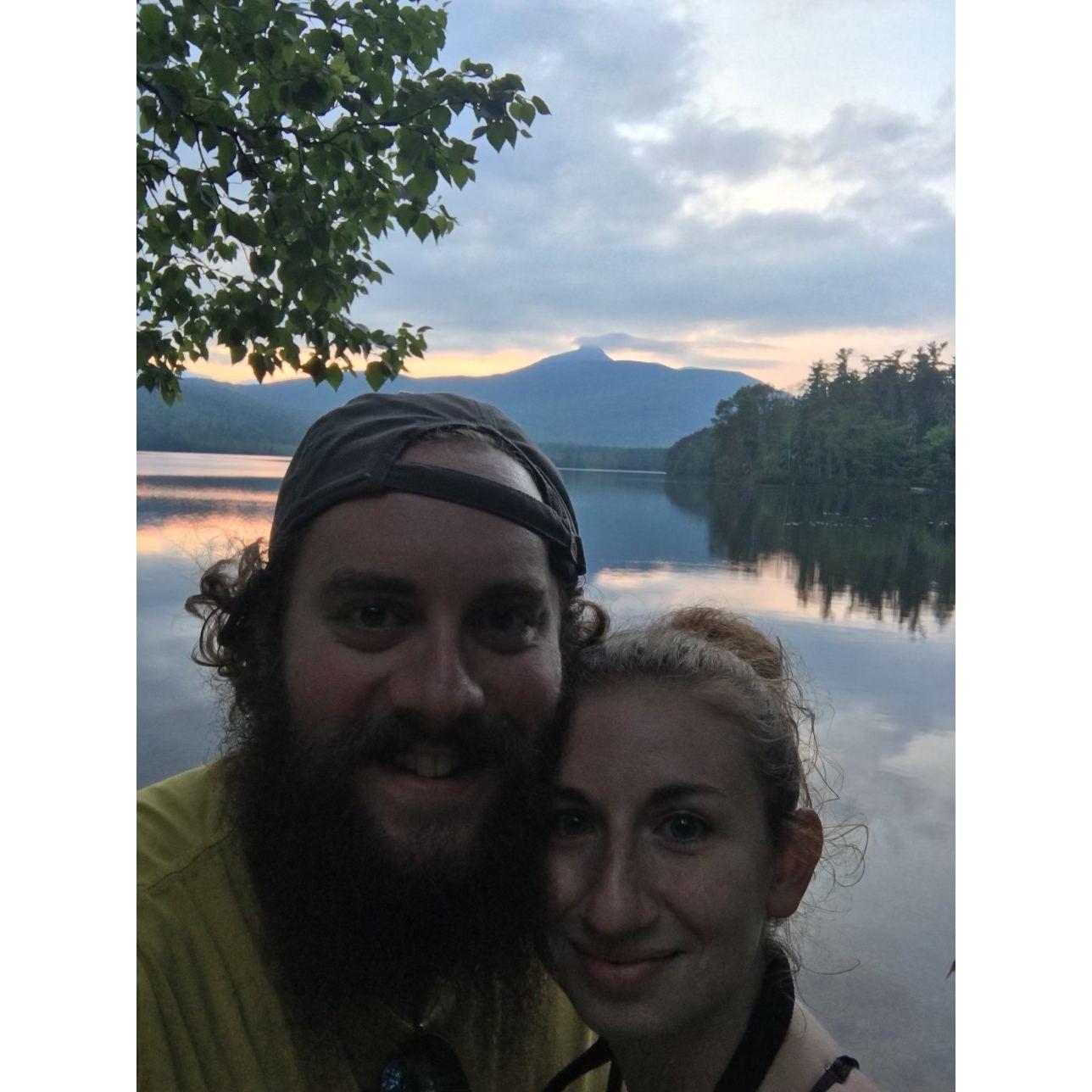That mountain in the background is the same backdrop as our engagement photos! Keep scrolling :)