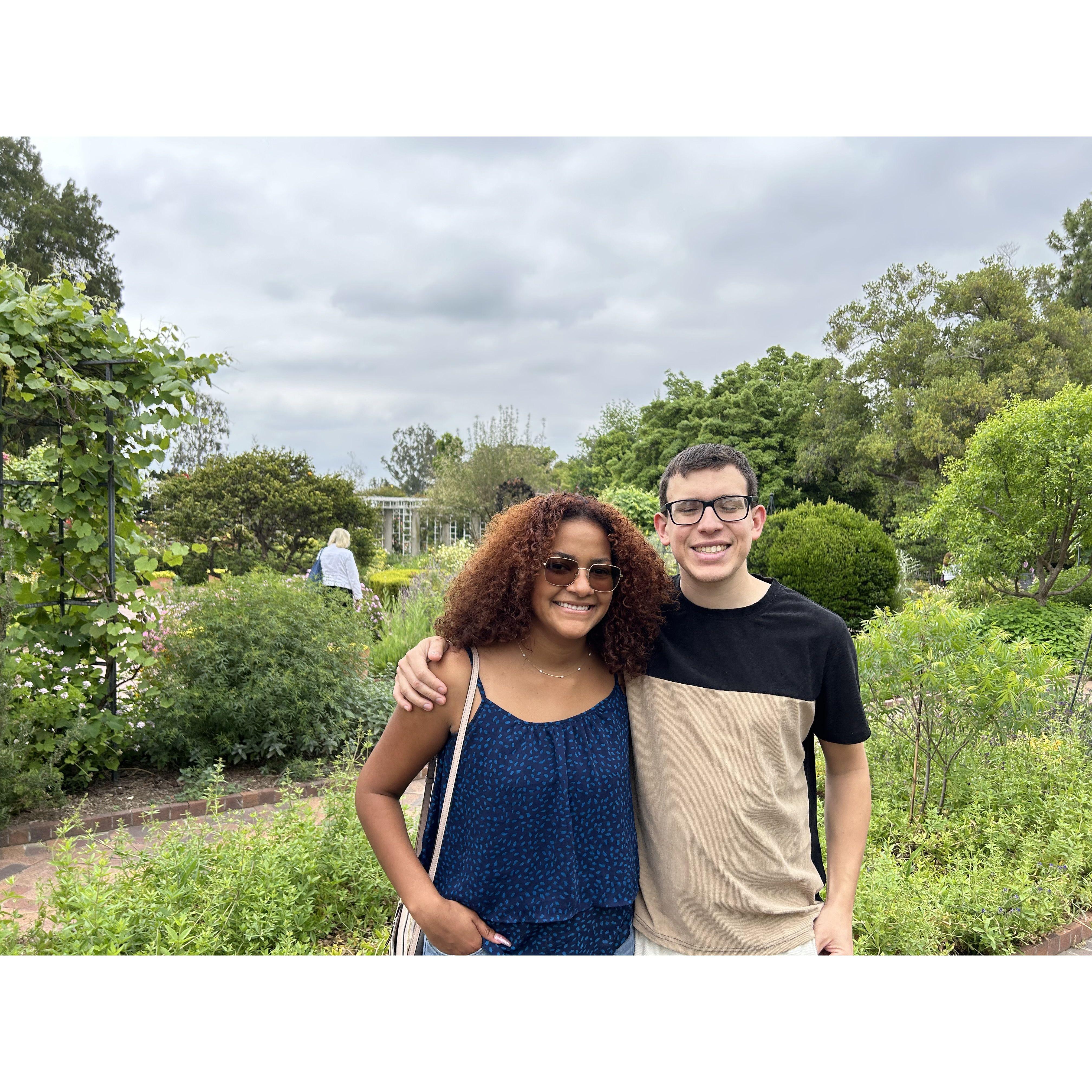Our visit to the Rose Garden in San Marino Ca.