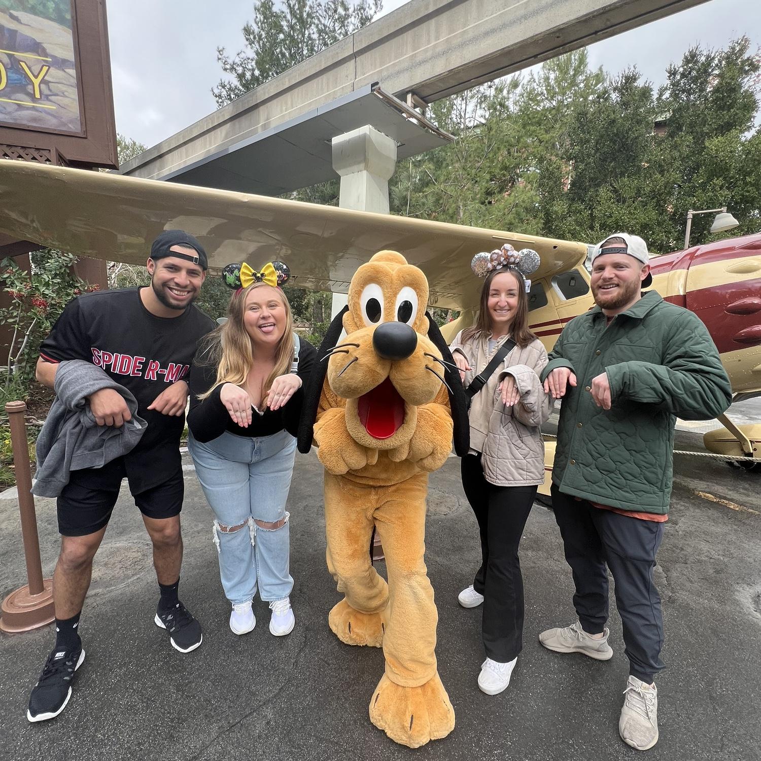 Celebrating at Disneyland!