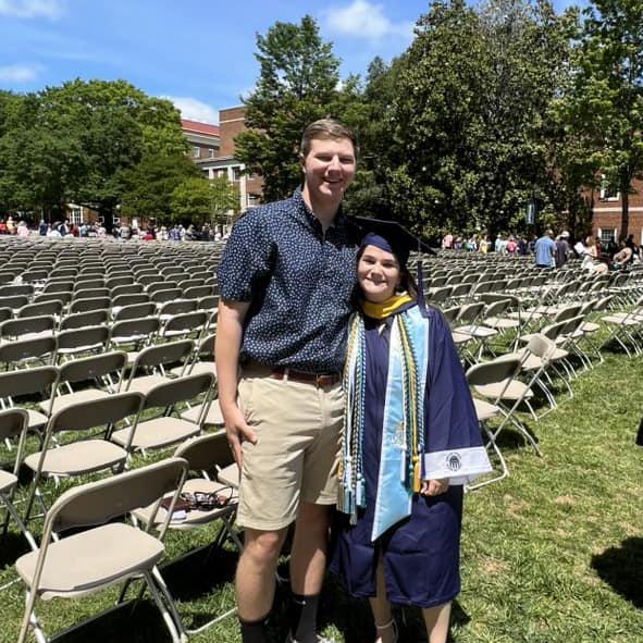 Danielle's college graduation, May 2023