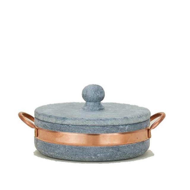 Soapstone Saute Pan with Lid