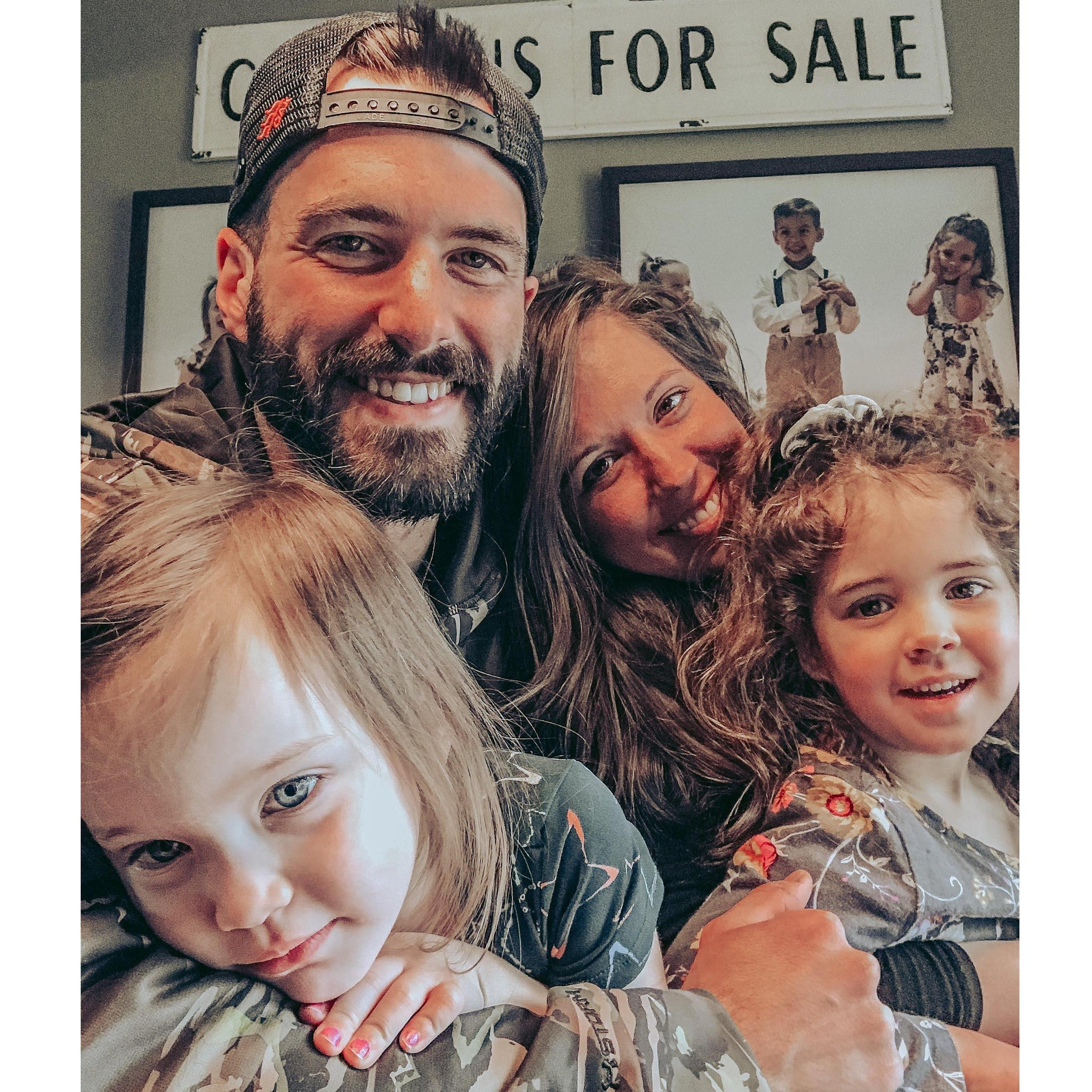 Cuddles are a family function around this place.