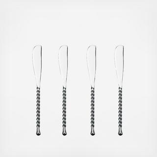 Silver Tear Spreader, Set of 4