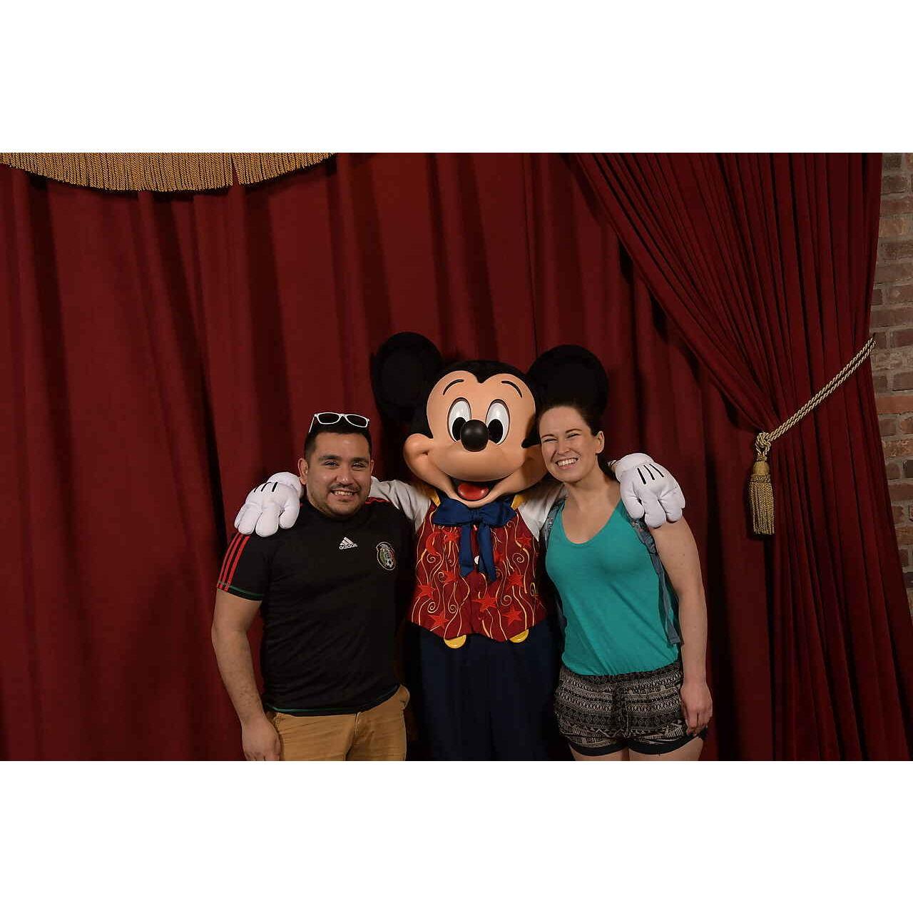 Miguel's first trip to Disney.