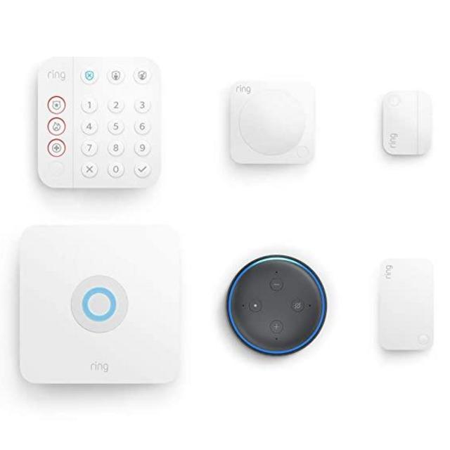 All-new Ring Alarm 5-piece kit (2nd Gen) with Echo Dot