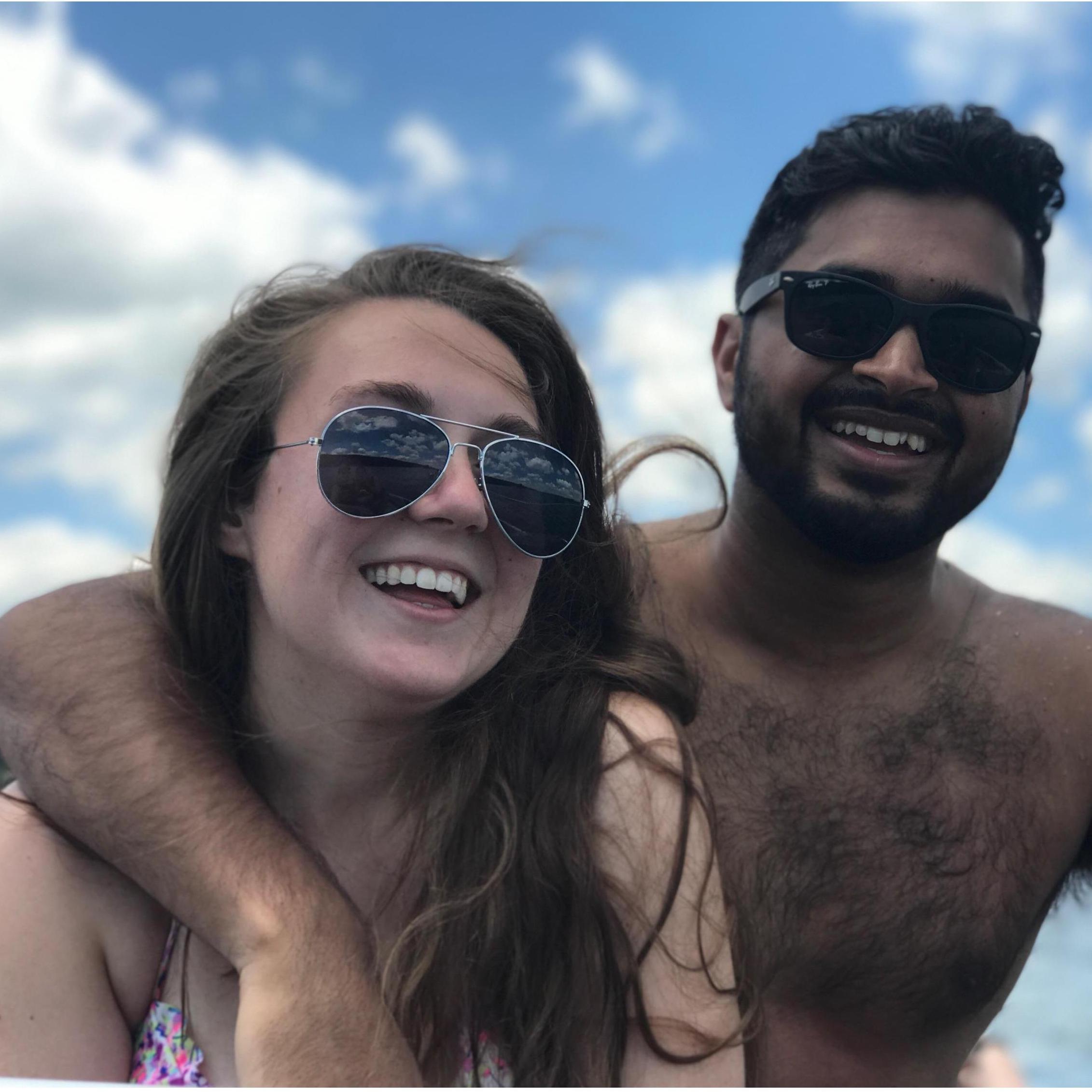One of our all time favorite activities to do together is to spend time with our friends on a boat in the middle of summer. Thank you to our friend, Dan, for providing so many memories at Keuka Lake!