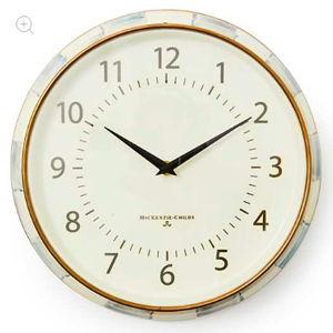 Sterling Check School Wall Clock