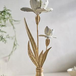 Iris Taper Candle Holder