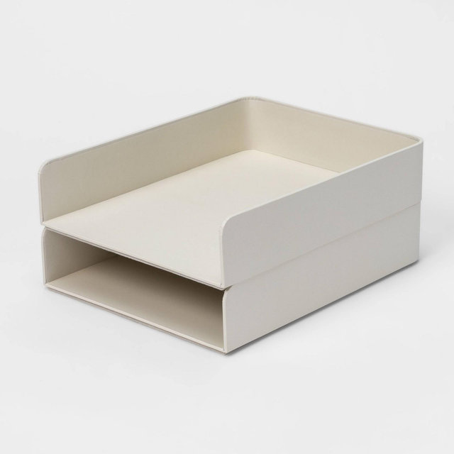 Set of 2 Paper Trays Cream - Project 62™