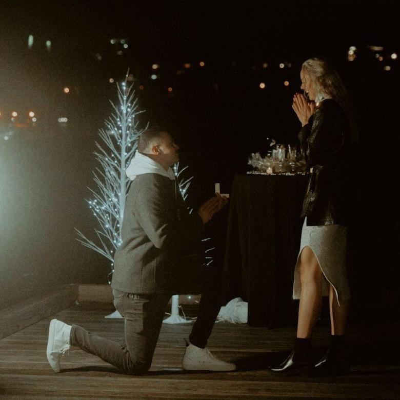 Zach proposed to Alyssa on Carrilon point, December 17th, 2023. It was the day before her birthday!
