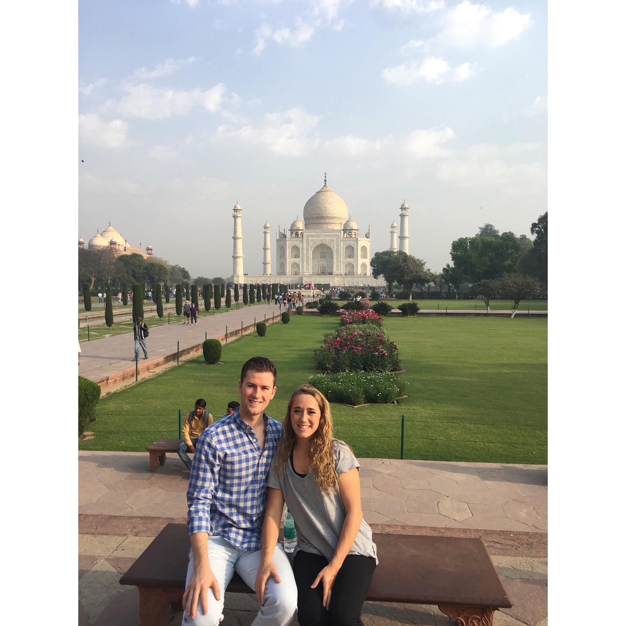 Our trip to the Taj - Robert promised to build me one of these when I'm gone.