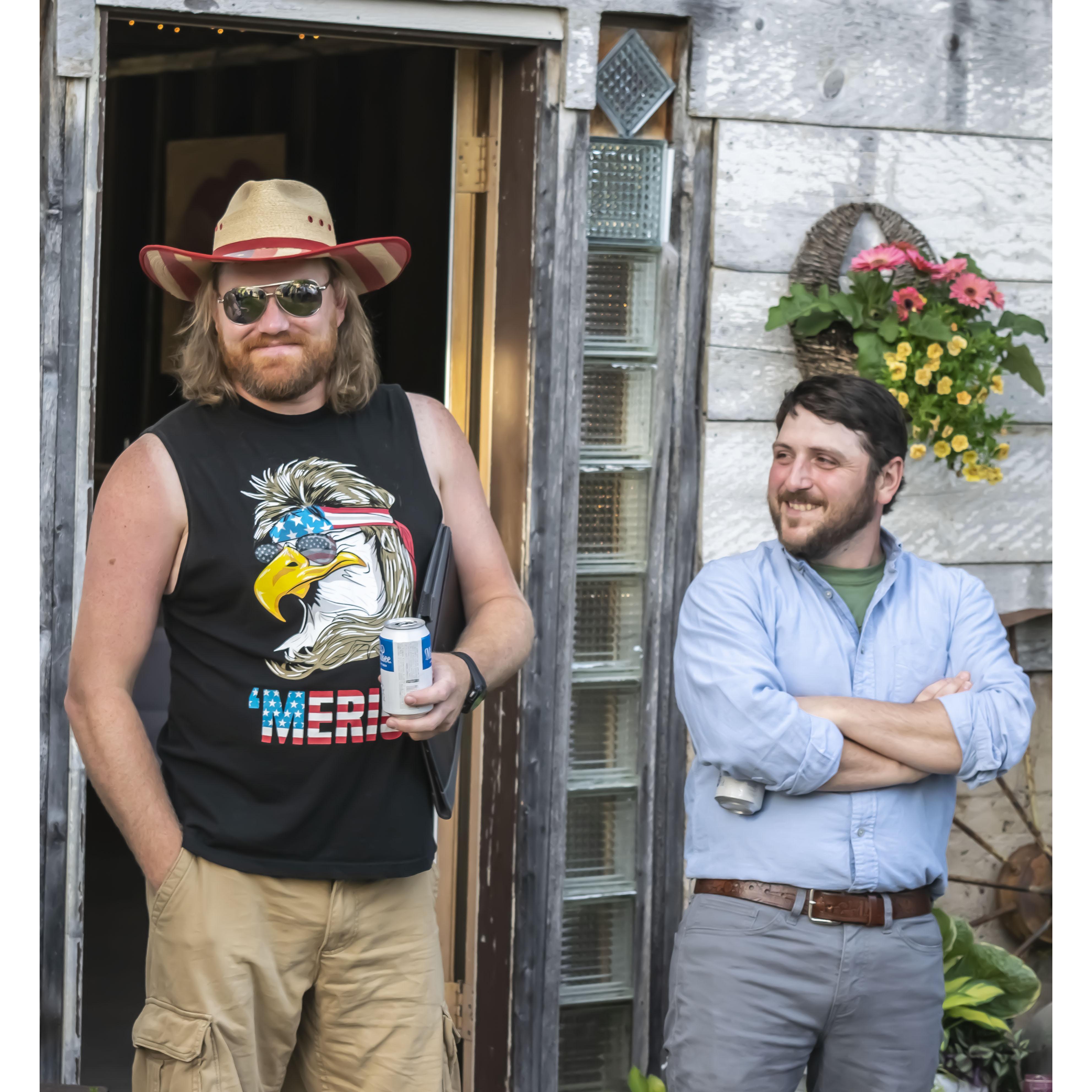 Jon (the minister of mullet) and John (the man of honor)