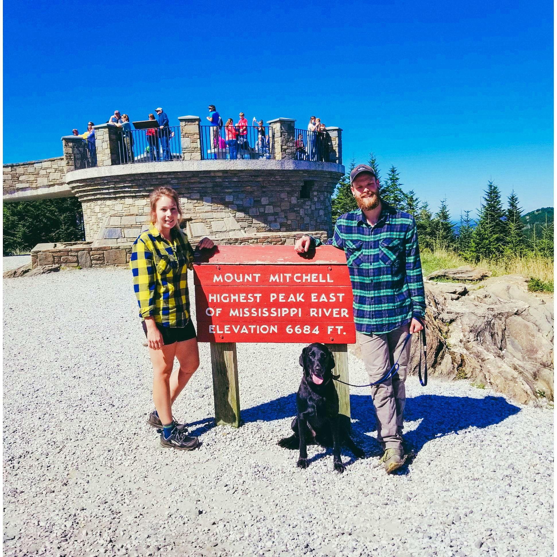 We have a thing for high peaks. Highest peak in North Carolina