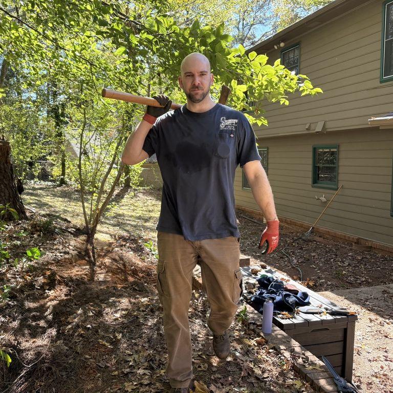 Building the patio