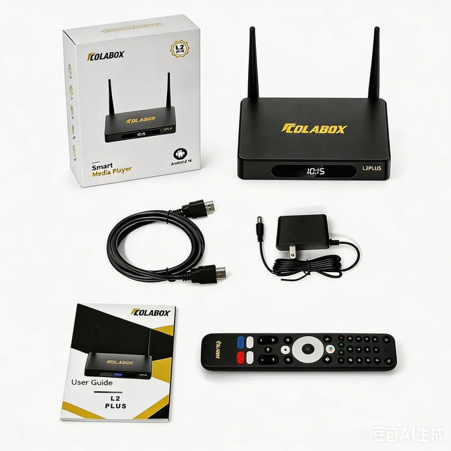 2026 COLABOX L2 Plus, with Voice Remote, HDMI Cable, Power Cord, and User Manual, Upgraded Alternative to 𝕍𝕤𝕖𝕖𝔹𝕠𝕩 𝕊𝕦𝕡𝕖𝕣𝔹𝕠𝕩