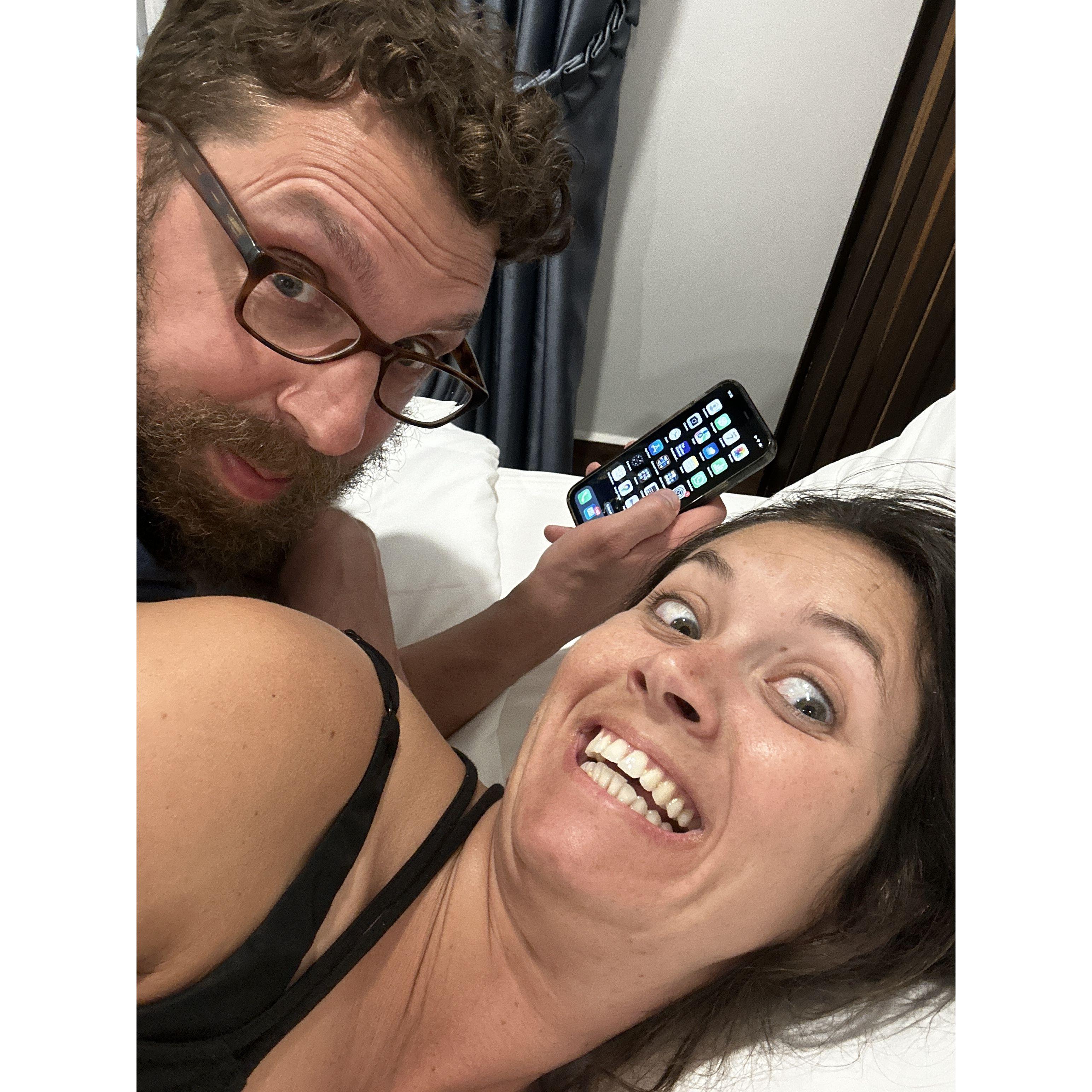 After 27+ hours of traveling, we made it to Bangkok!