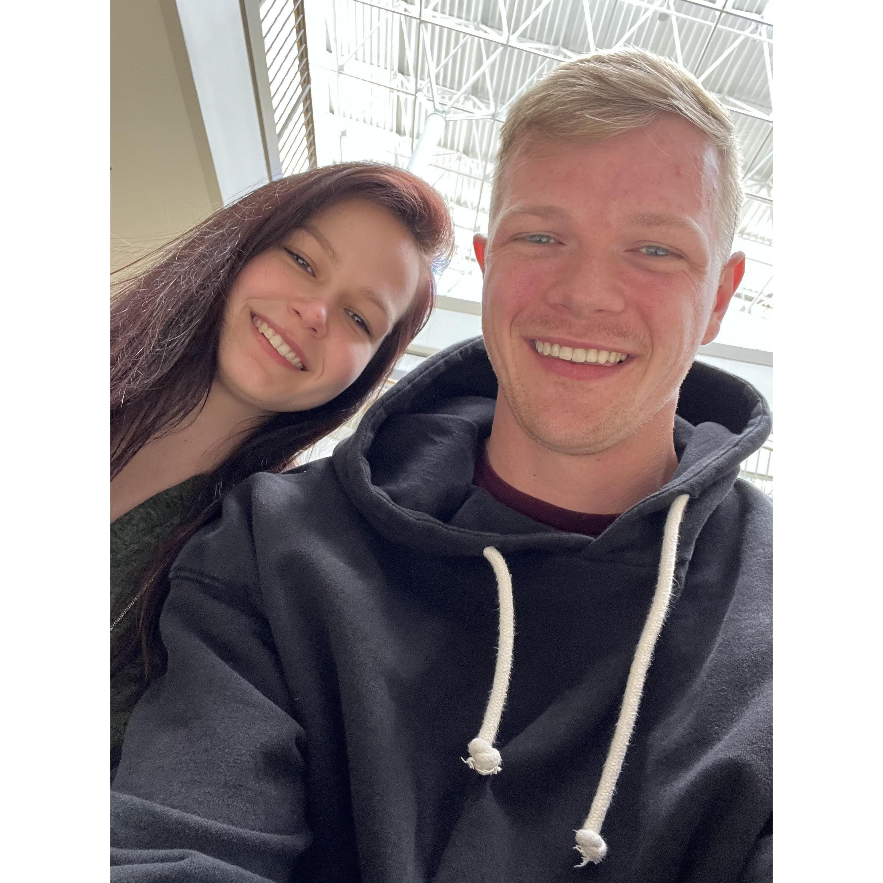 Our first time meeting in person at the Governers Square Mall