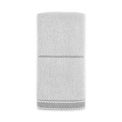 Bee & Willow™ Home Midsomer Striped Fingertip Towel in Grey