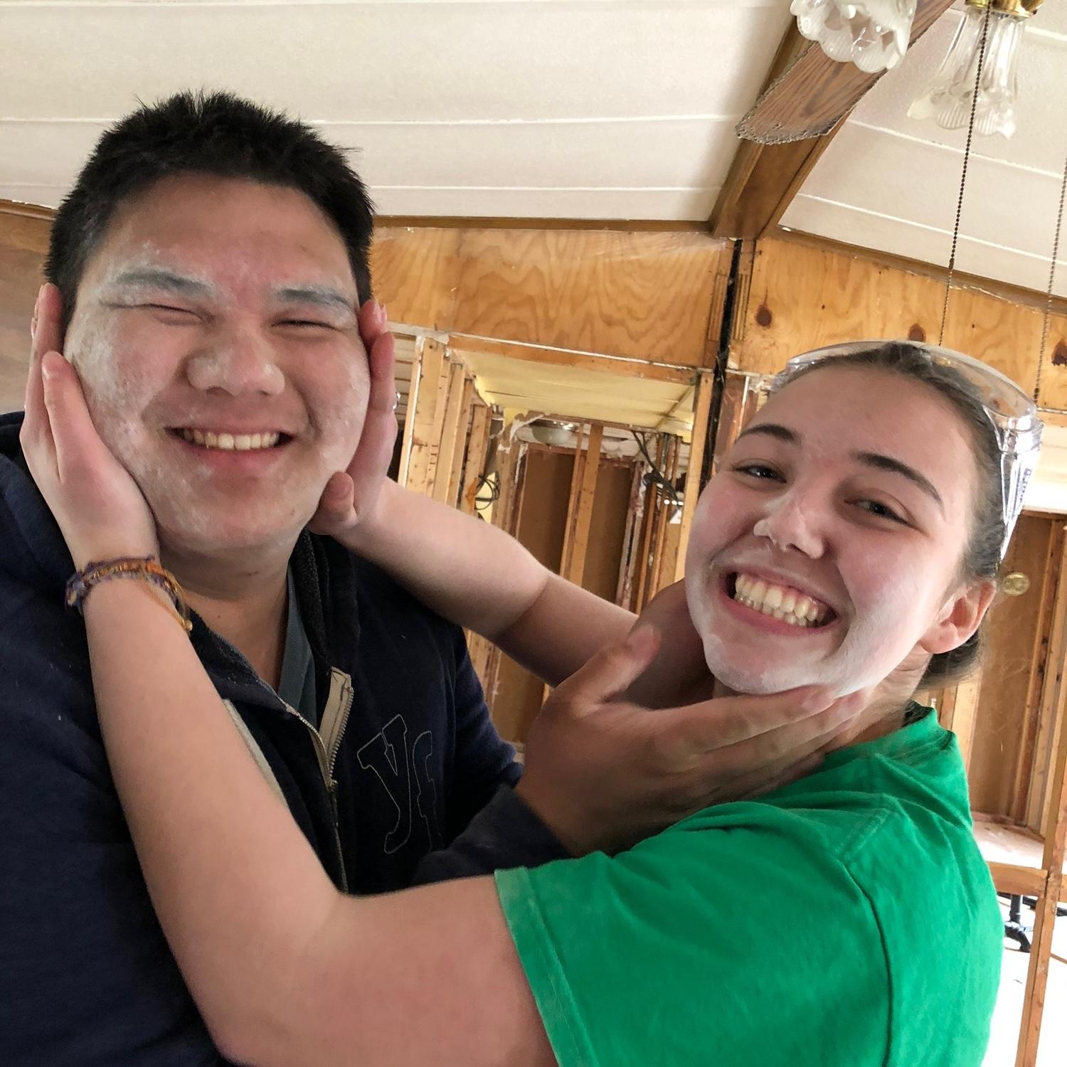 Disaster relief trip to North Carolina (did you know it helps to put baby powder on your skin before removing fiberglass insulation) ๐งด