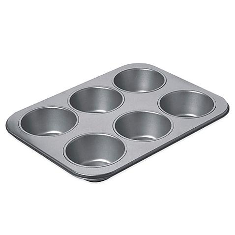 Chicago Metallic™ Professional 6-Cup Giant Muffin Pan with Armor-Glide Coating