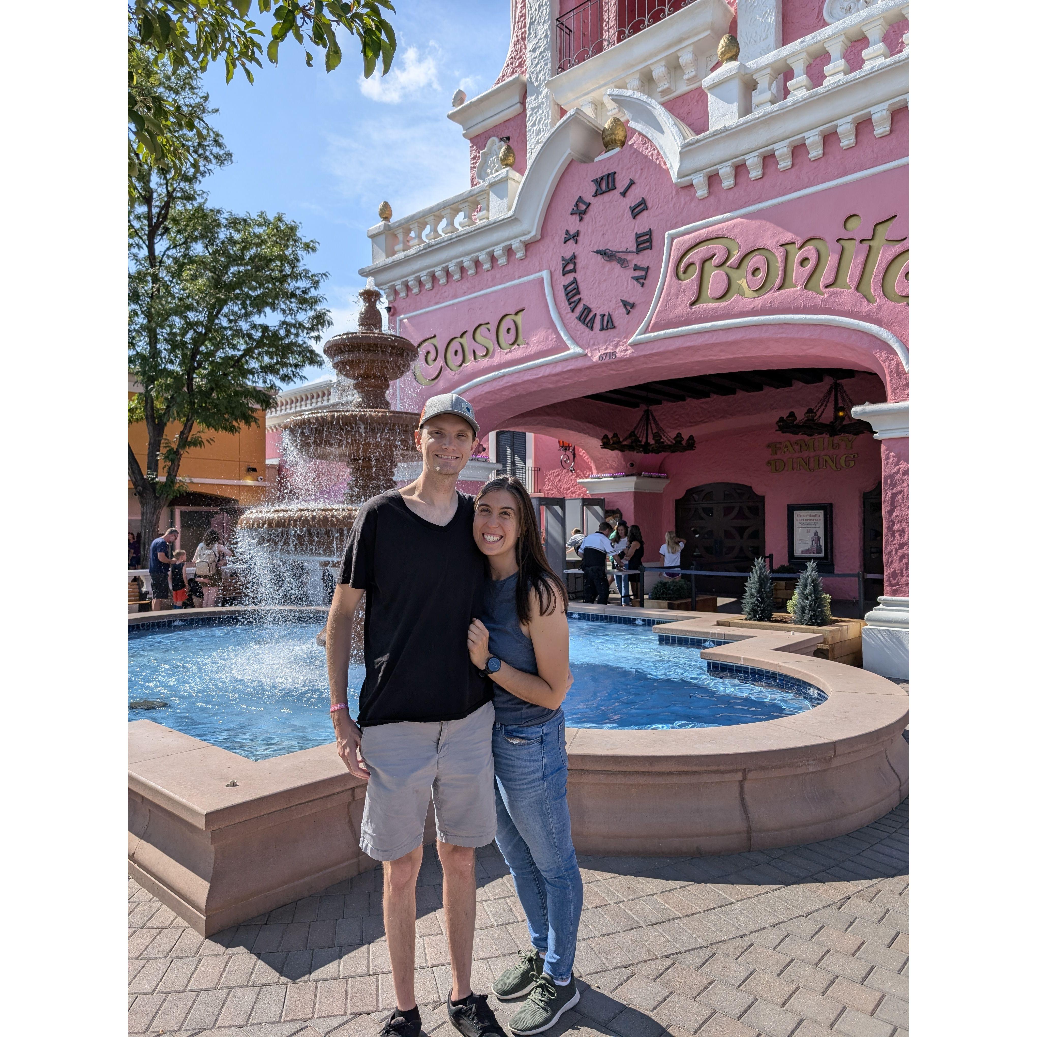 Rachel's first time at Casa Bonita! July 2024.