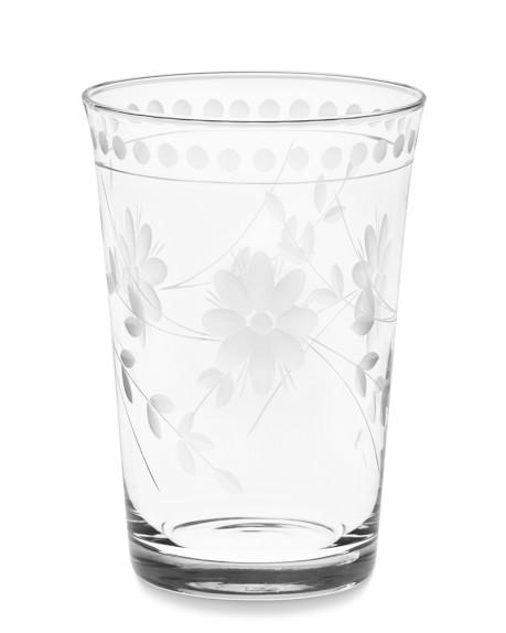 Vintage Etched Tumblers - Set of 4