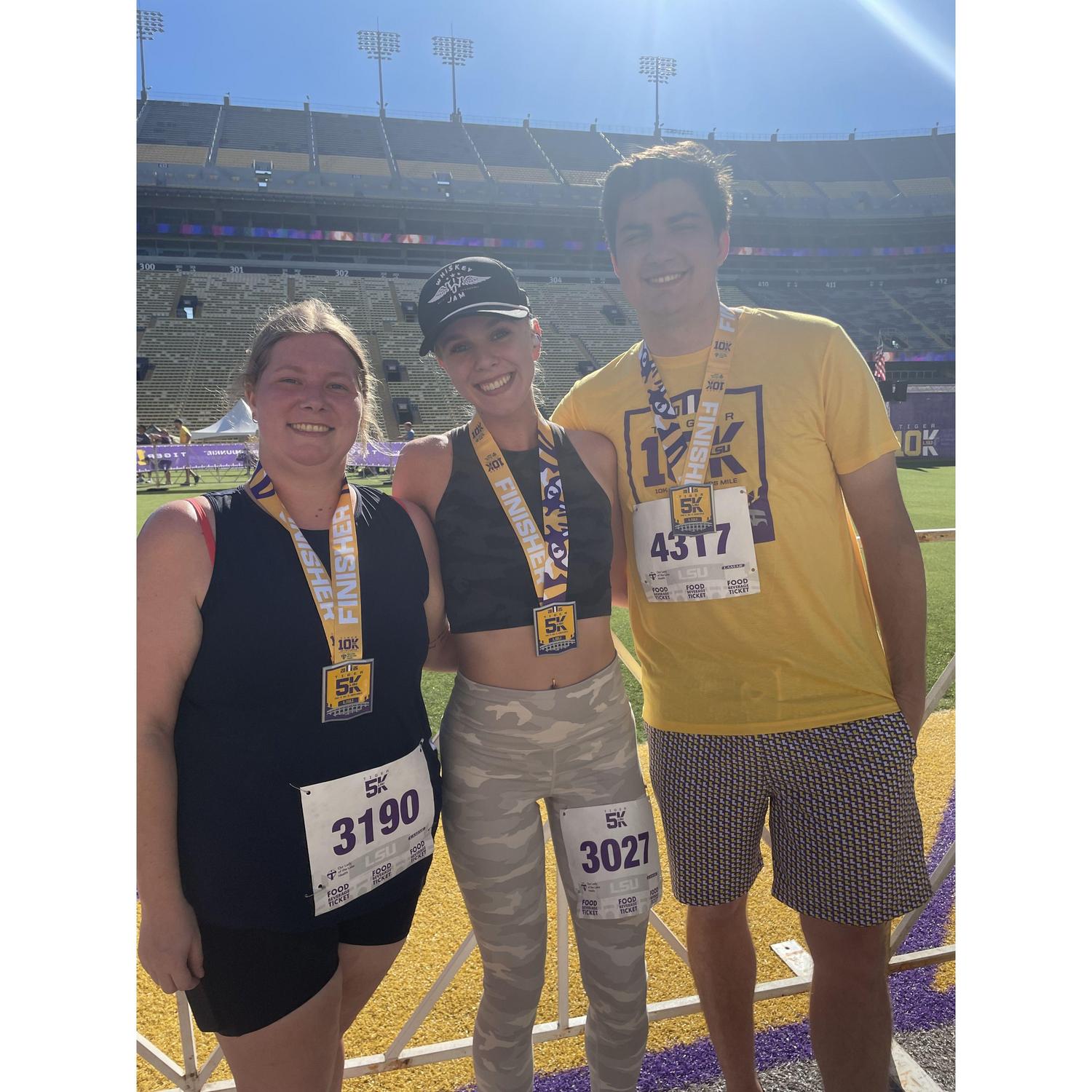 Post-race picture! Tiger 5K 2025