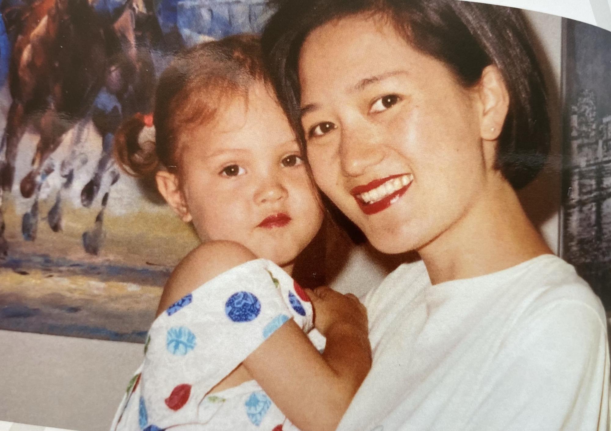 Alyssa with Barbara Emo (emo means aunt in korean). Her emos helped raise her and she loves them all but her Barbara Emo will always hold a special place in her heart.