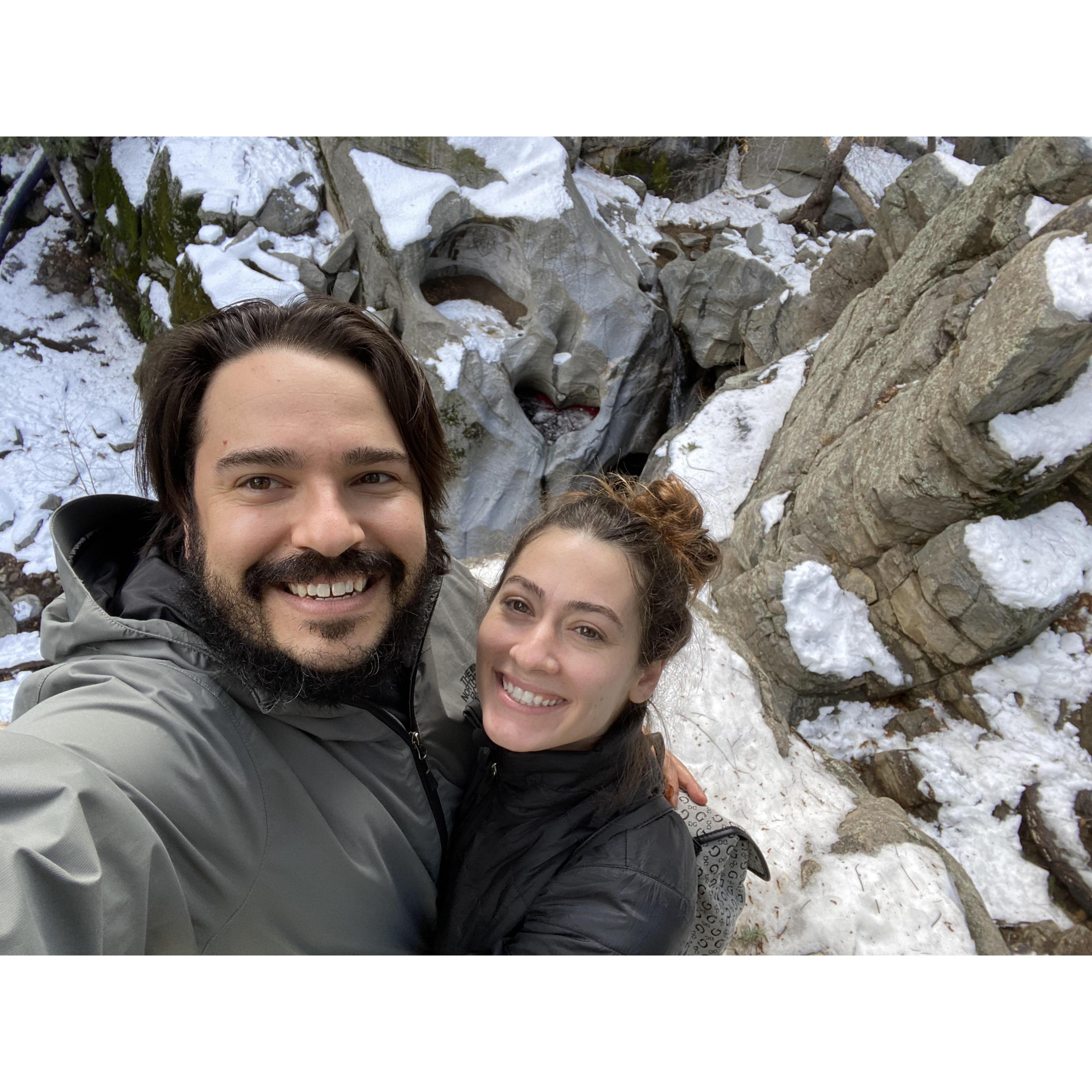 Heart Rock near Silverwood Lake, CA - Jan 2021