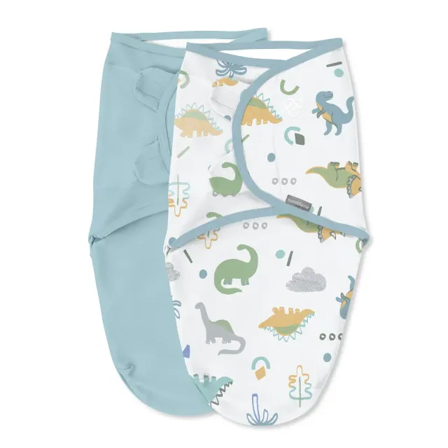 SwaddleMe by Ingenuity Original Swaddle - Tropical Dino - 0-3 Months - 2pk