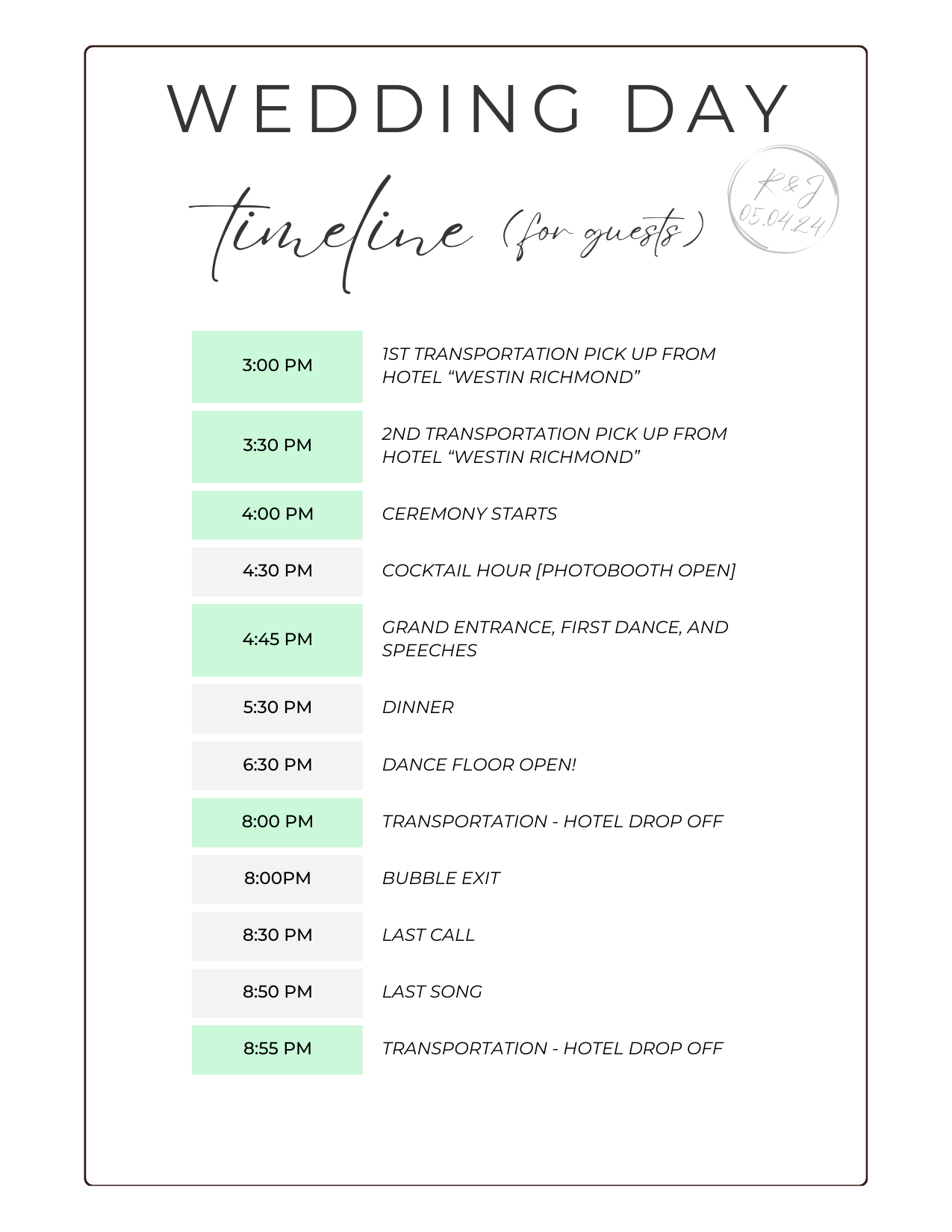 The Wedding Website of Rachel Ehret and Jordan Spears