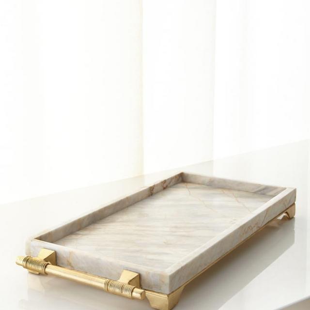 Century Marble Rectangular Tray