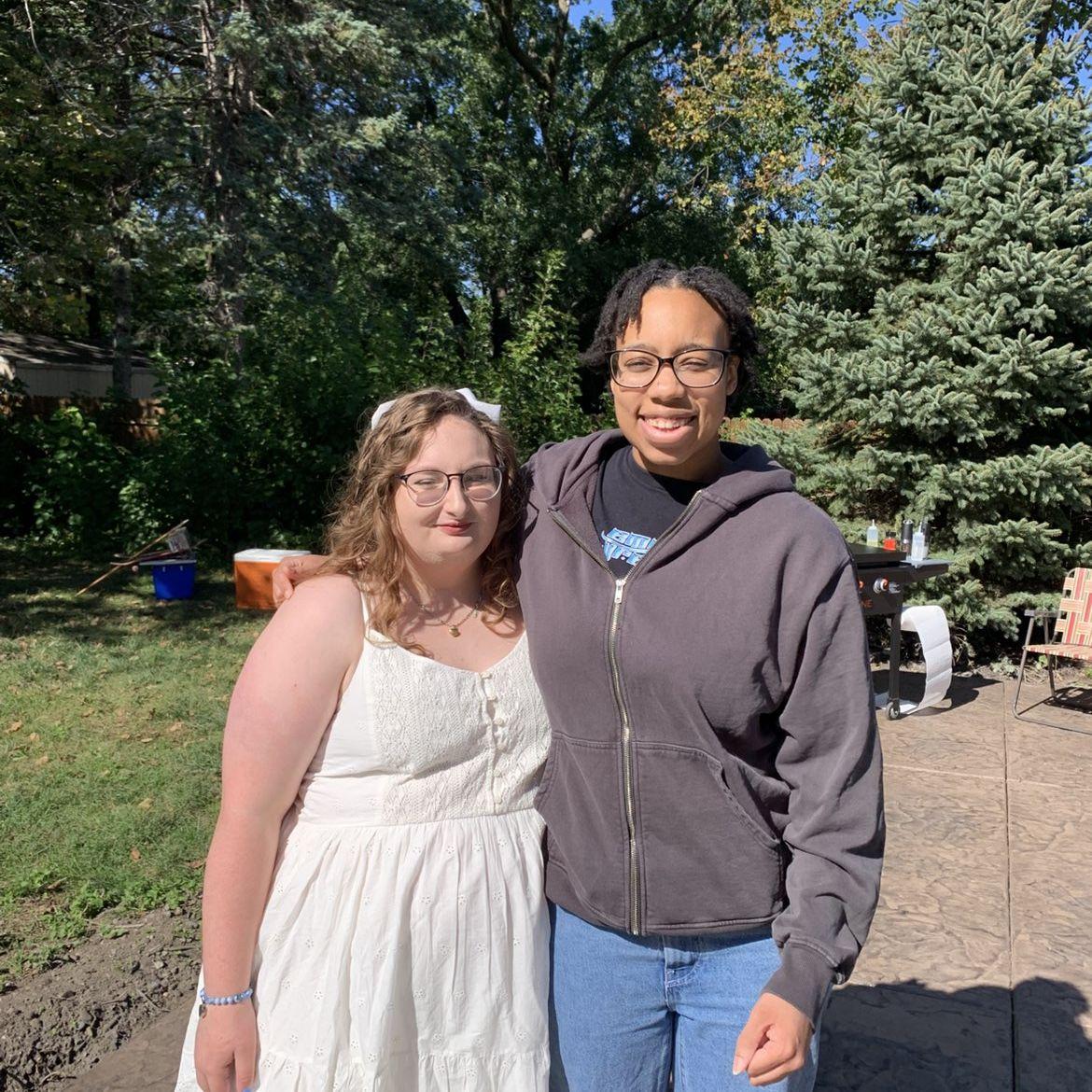 Engagement party photo with Alyssa(Bridesmaid)!