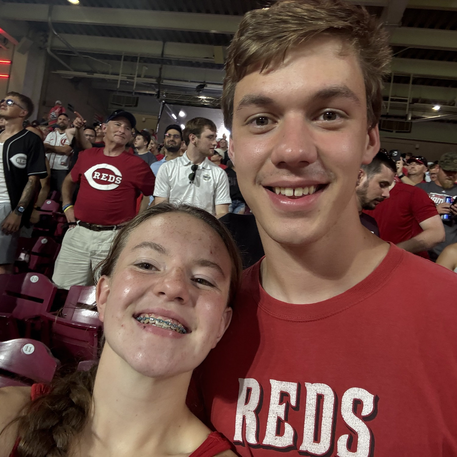 My first Red's game which he took me to