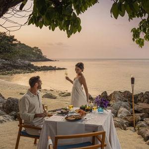 "Once in a Blue Moon" private beach dinner in Koh Samui
