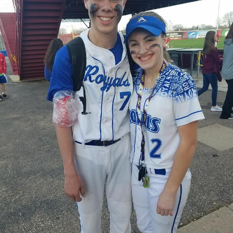 Supporting each other at our baseball and softball games (2018)