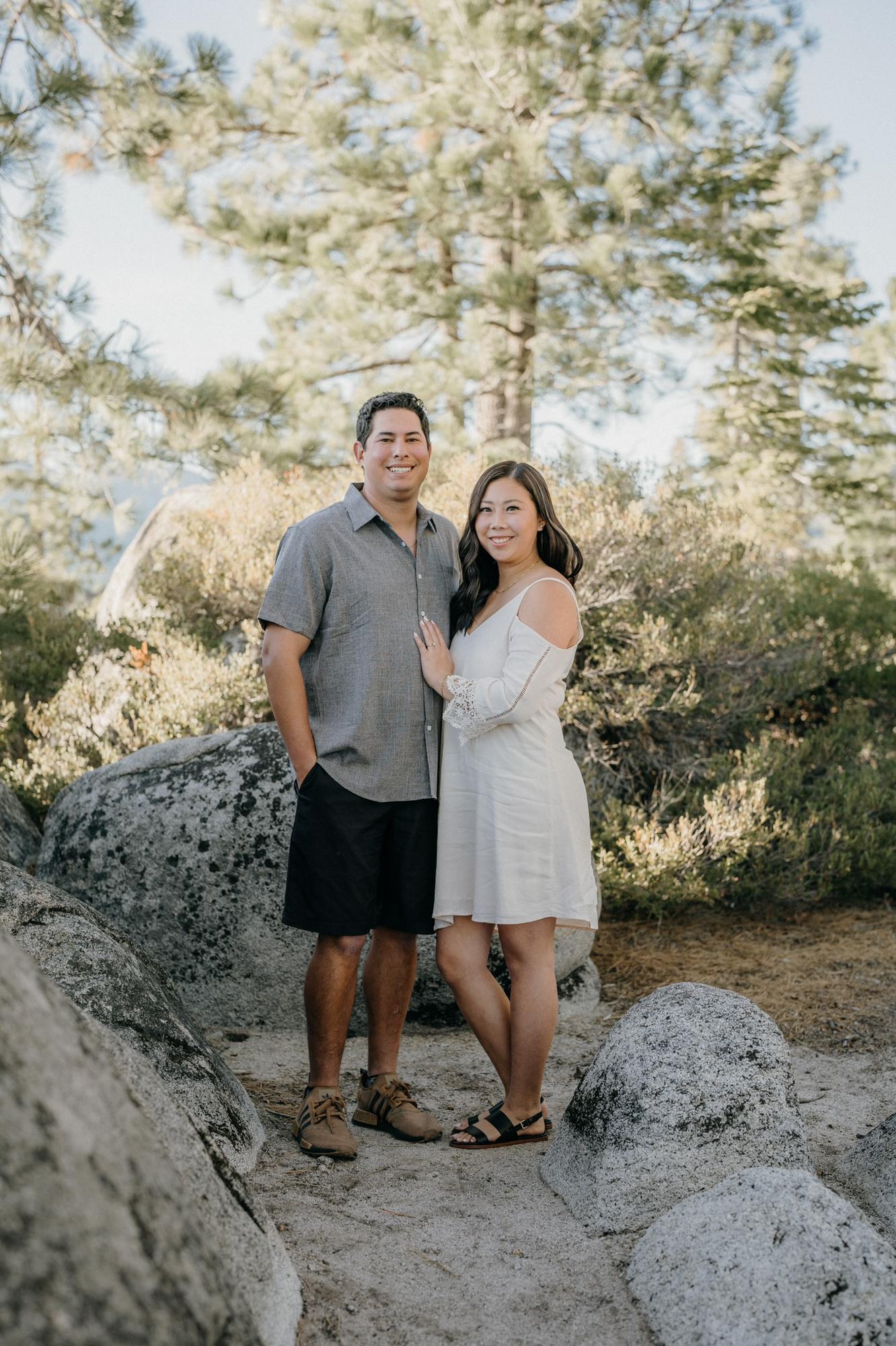 Engagement Photos - Sand Harbor Beach, Lake Tahoe