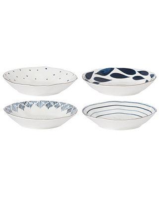 Blue Bay Pasta Bowls Set/4 Assorted