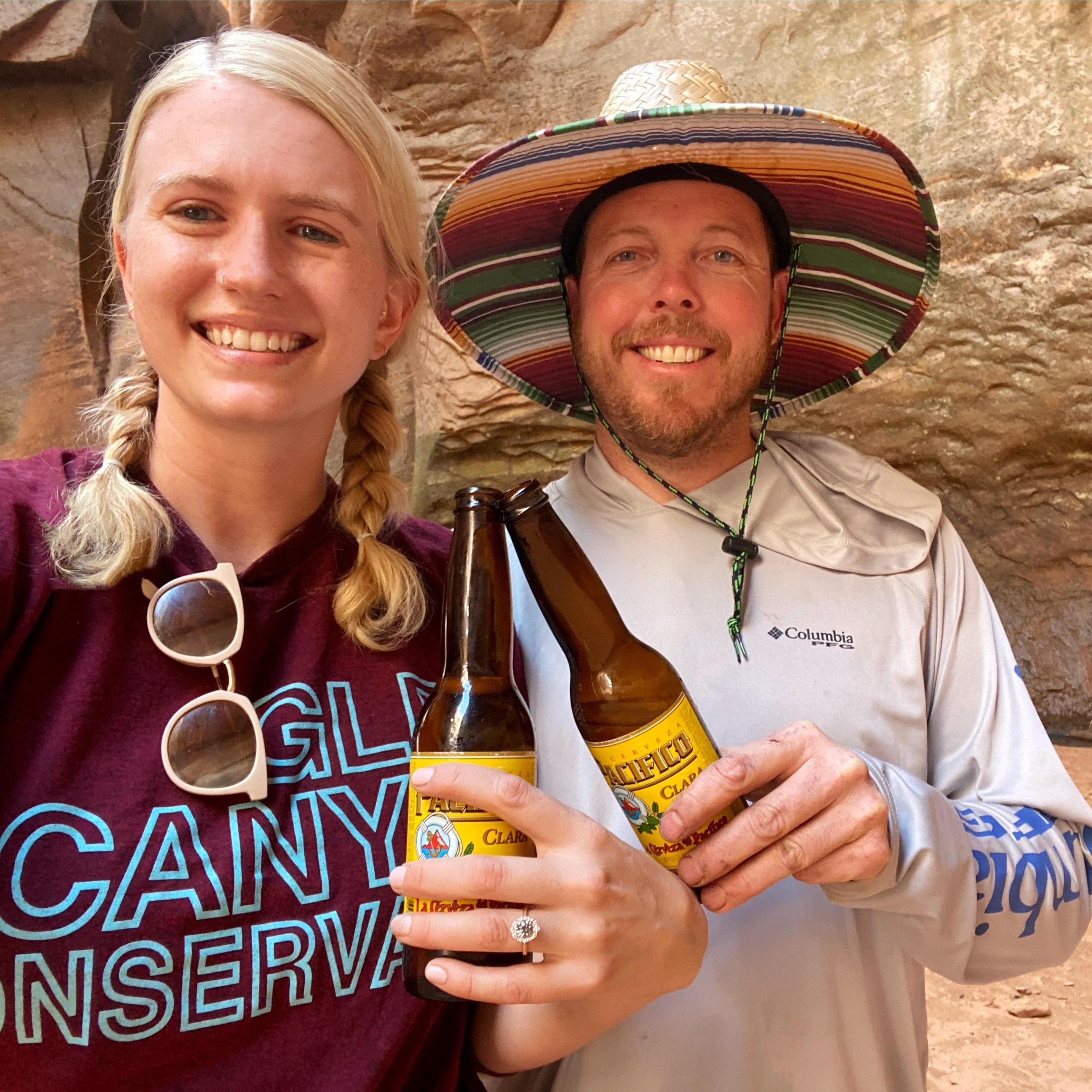 On May 18, 2021, we got engaged at our favorite spot on Lake Powell - Cathedral in the Desert!
