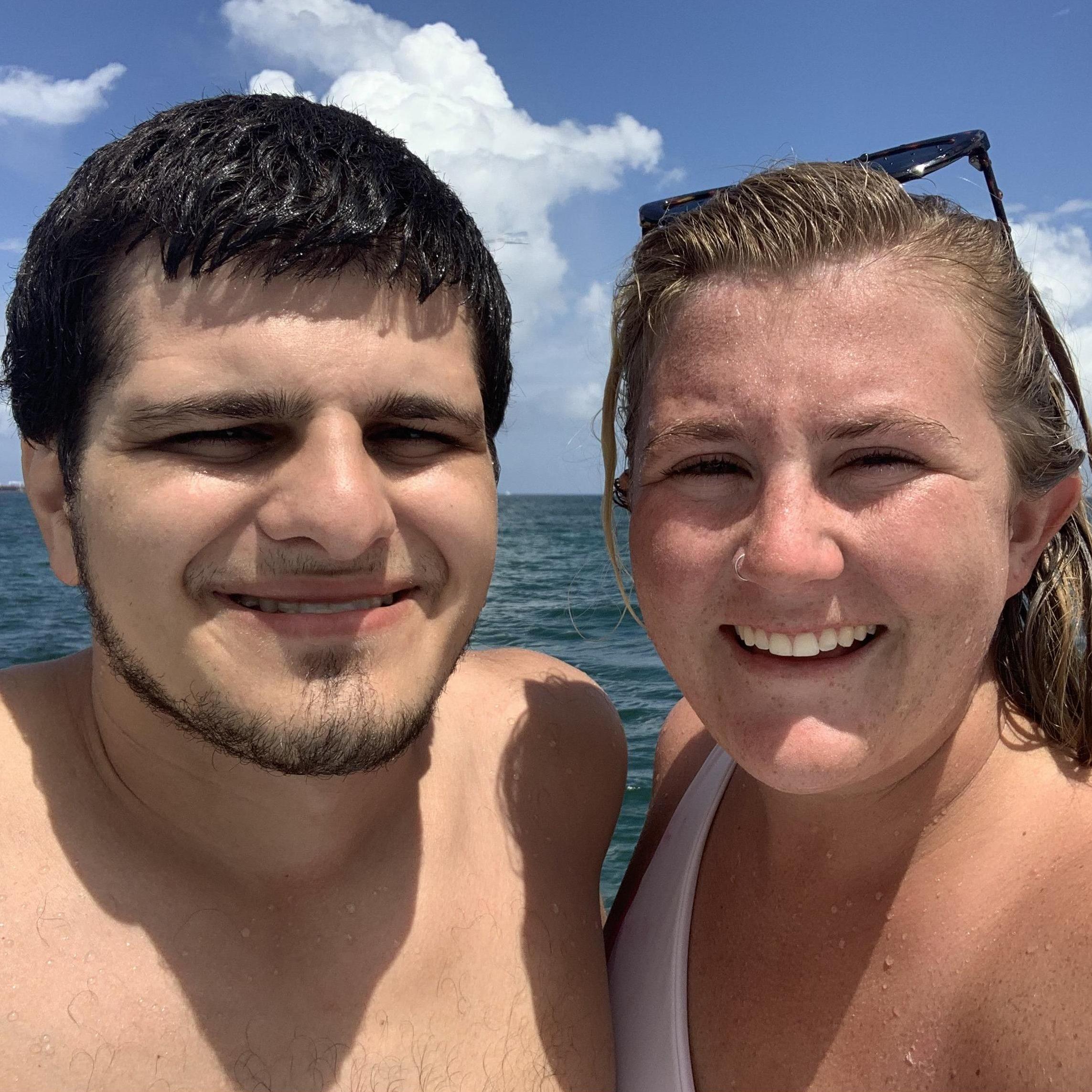 Fort Lauderdale, 2020. On this trip Matt told Emma's parents he was planning to propose!