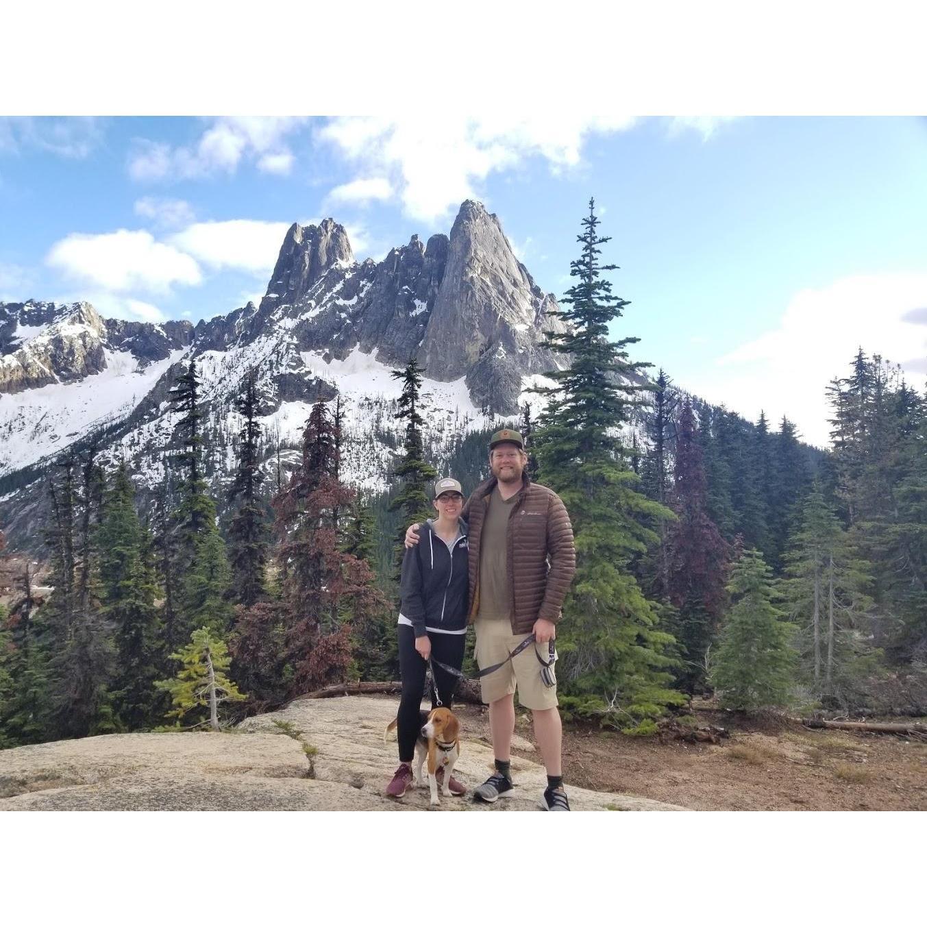Family mountain trip