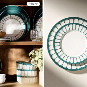 The Latte Stoneware Side Plates, Set of 4: Boulevard Edition