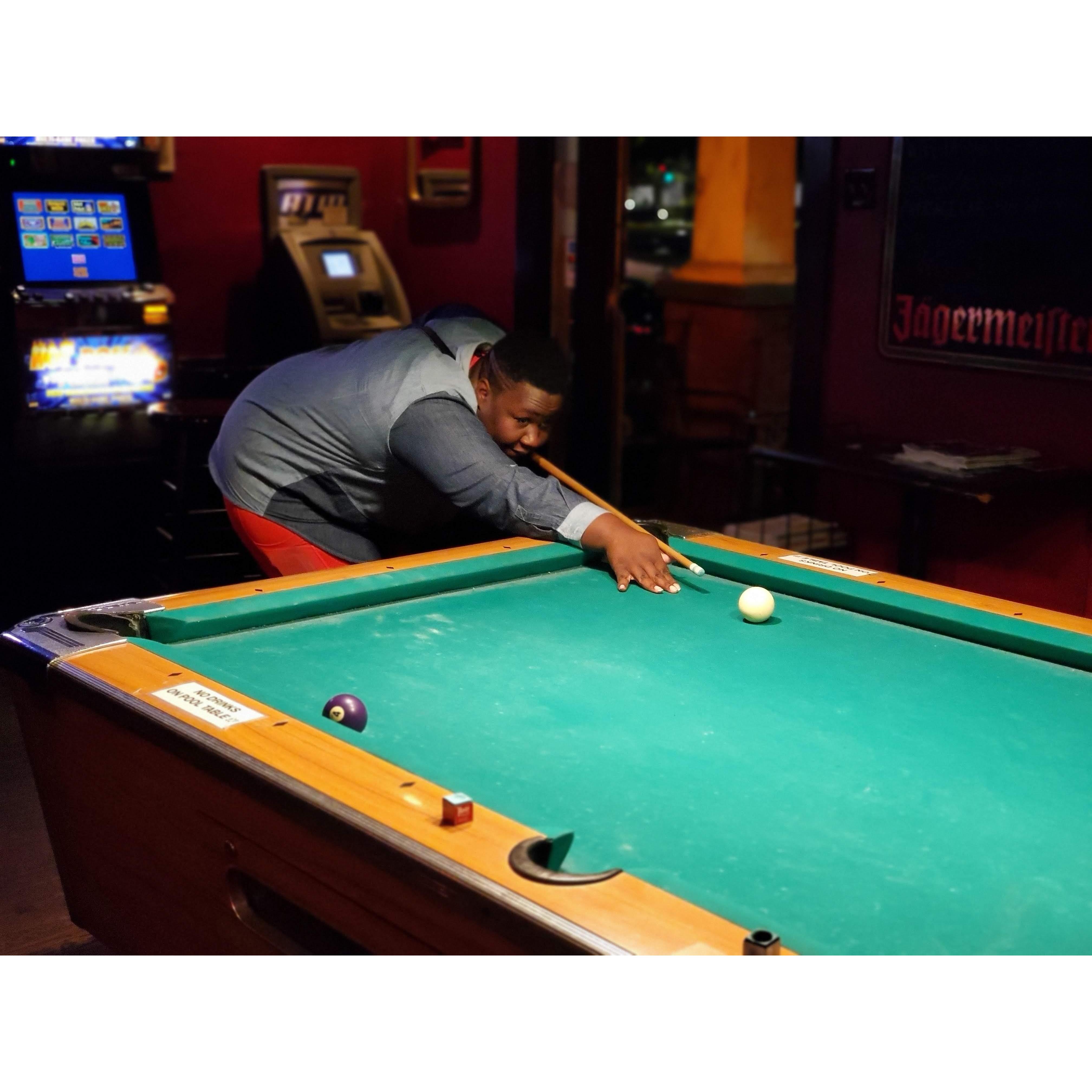 OK, Pool Shark!!
New Orleans, LA Circa February 2020