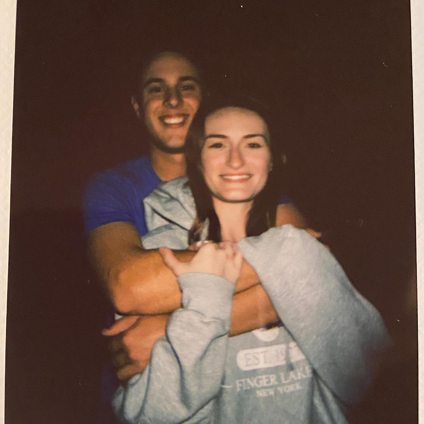 Our first photo together